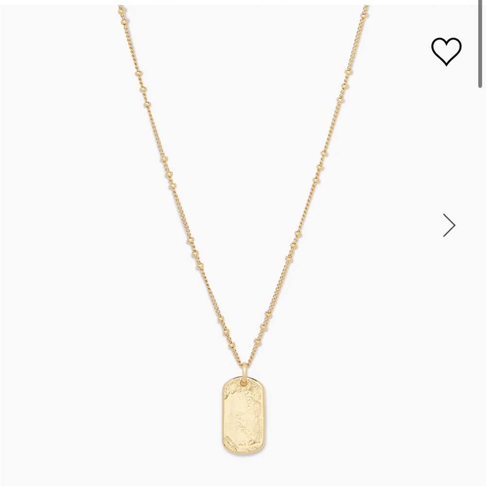 Gorjana Griffin Dog Tag Necklace
